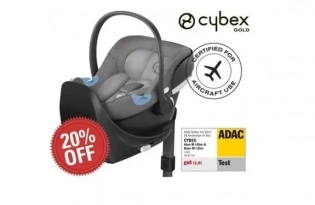 Акция на автокресло Cybex Aton M i-Size