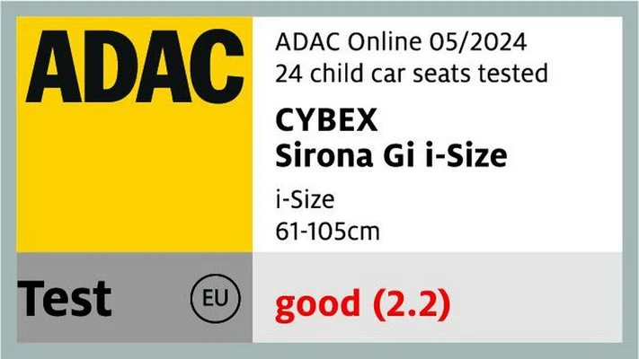 Cybex Sirona Gi i-Size результат ADAC 05/2024
