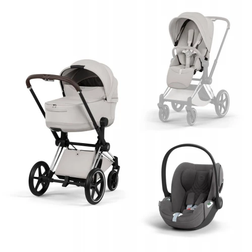 Cybex Priam V Style 2026 3 в 1 Chrome Brown / City Grey