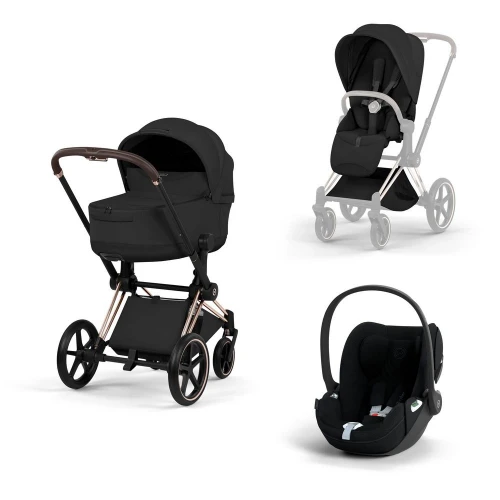 Cybex Priam V Style 2026 3 в 1 Rose Gold / Sepia Black