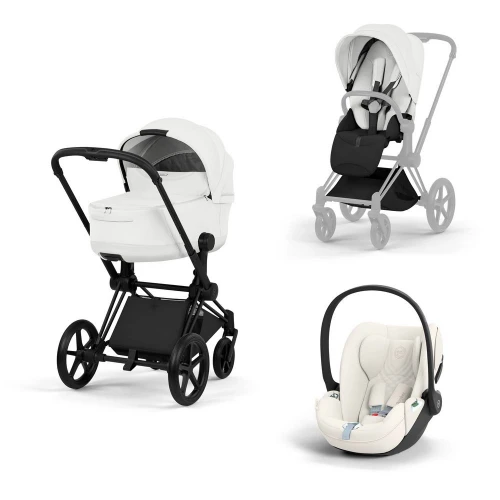 Cybex Priam V Style 2026 3 в 1 Matt Black / Off White