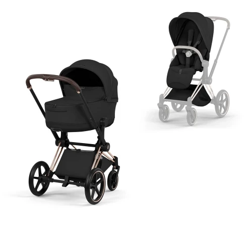 Cybex Priam V Style 2026 2 в 1 Rose Gold / Sepia Black