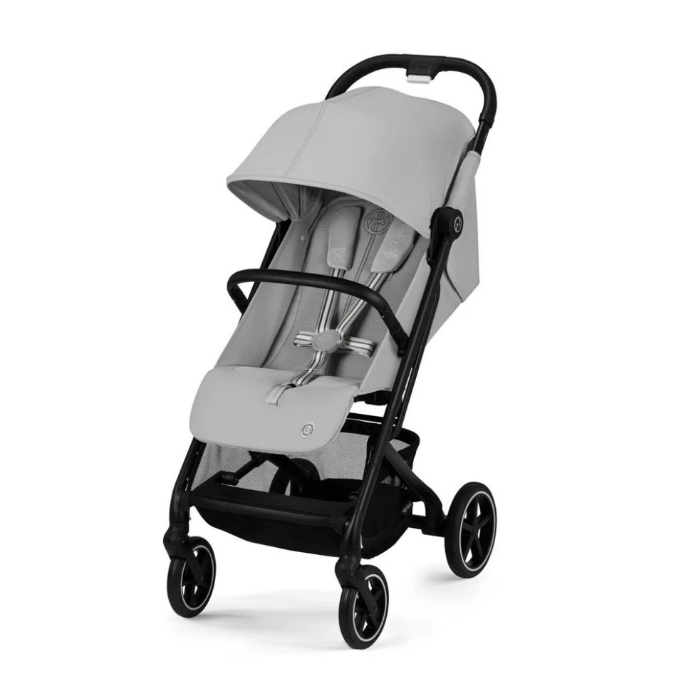 Cybex Beezy с дождевиком и бампером Fog Grey