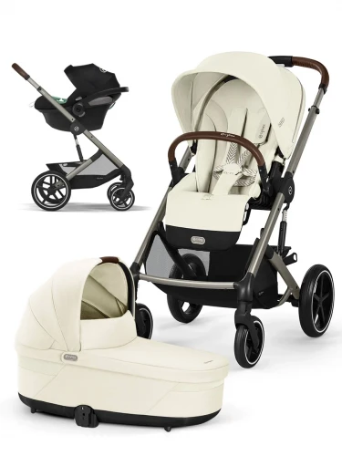 Cybex Balios S LUX NEW 2025 3 в 1 Seashell Beige + Подстаканник и сумка